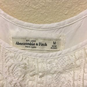 Abercrombie White Lace Romper